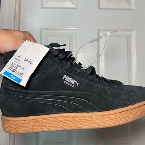 Black puma high classics